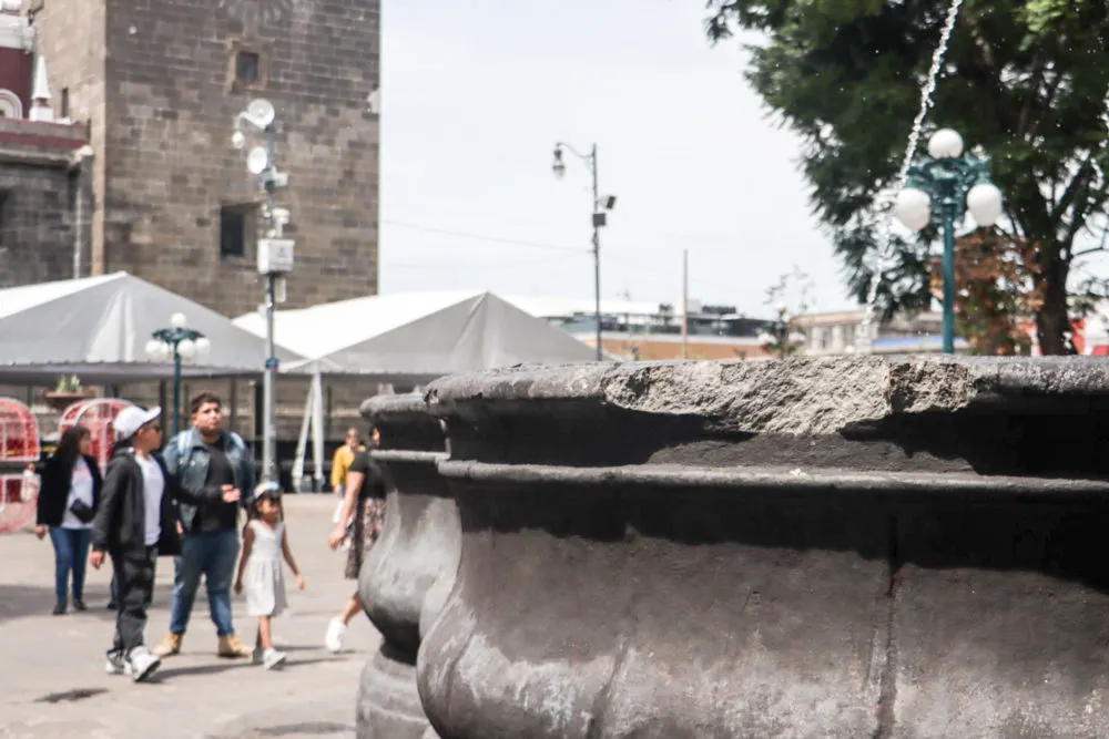 Daños en fuente de San Miguel