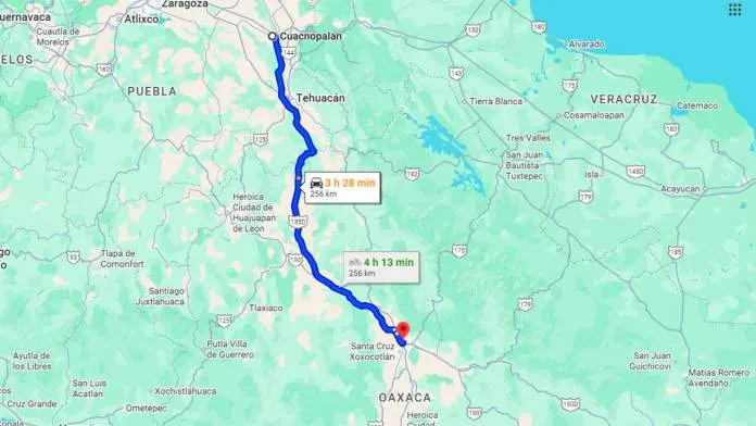 Autopista Cuacnopalan Oaxaca