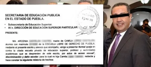 Denuncian a maestro de la Libre de Derecho por acoso sexual