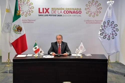 Gobernador de SLP Juan Manuel Carreras asume presidencia de la CONAGO