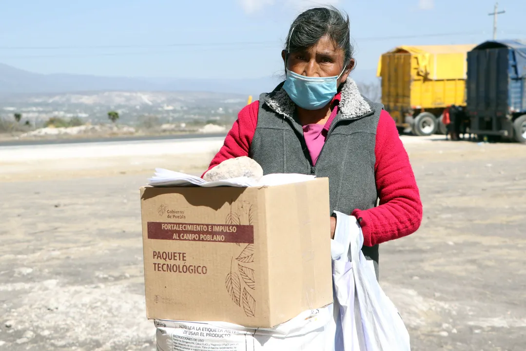 En 2022, gobierno de Puebla fortalece a productores con paquetes tecnológicos
