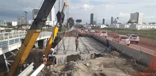 Al 95 por ciento, avance del puente Santa Clara en Periférico