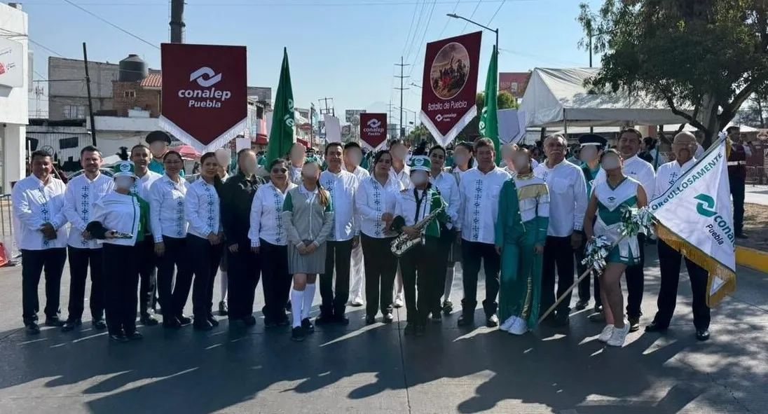 Participa Conalep en desfile del 163 Aniversario de la Batalla de Puebla