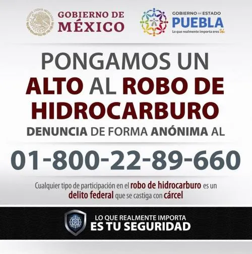 Puebla se suma a Plan Nacional contra huachicol, Ejército y Marina resguardan instalaciones de Pemex