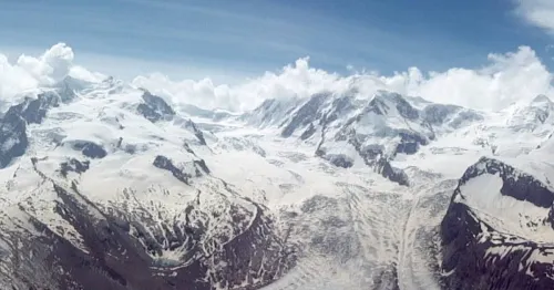 Glaciares suizos se redujeron un 10 por ciento en cinco años