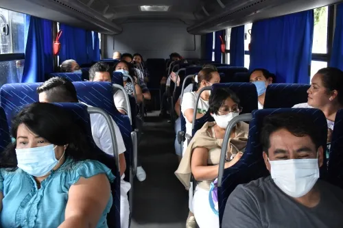 Más de dos millones de pesos erogó el Gobierno del Estado para transporte gratuito