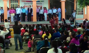 Asumen cargo los 13 ediles auxiliares de San Pedro Cholula