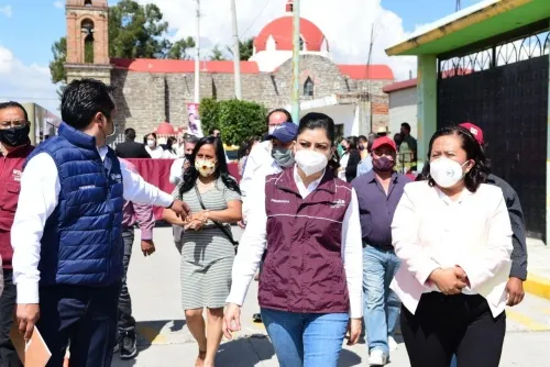 Inicia Claudia Rivera Vivanco gira en juntas auxiliares para rendir Segundo Informe de Gobierno