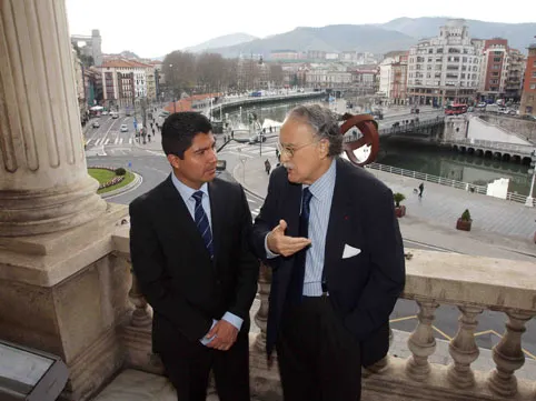 Rivera Pérez se reúne con Iñaki Azkuna, el mejor Alcalde del Mundo