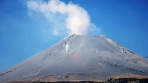 PC estatal exhorta a la población a respetar la restricción y no subir al Popocatépetl