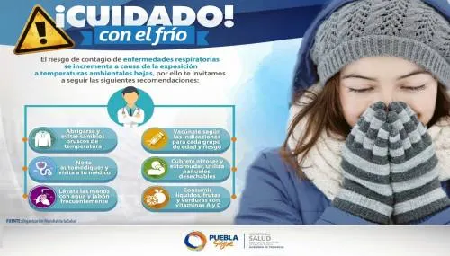 Reitera Secretaría de Salud recomendaciones para prevenir enfermedades respiratoria