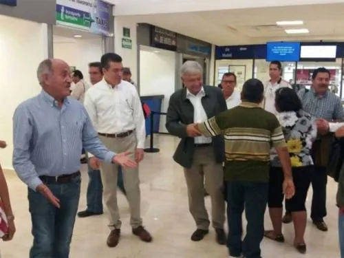 López Obrador llega a Tapachula, Chiapas