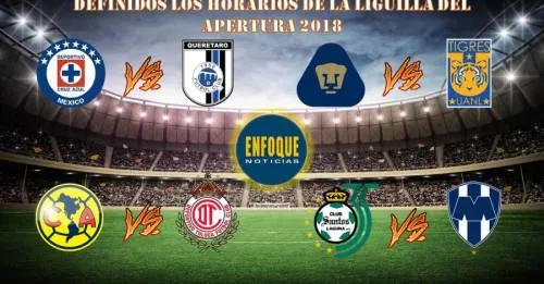 Definidos los horarios de la liguilla para el Apertura 2018
