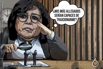 Aguas, Belinda Aguilar, con tus colaboradores en el Poder Judicial