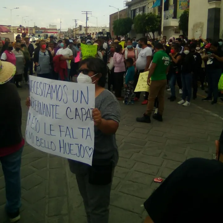 Pobladores de Huejotzingo acusan fraude en reelección de Angélica Alvarado