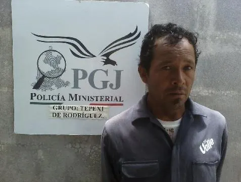 Lo aprehendió la PGJ en Tepexi por violar a su hijastra