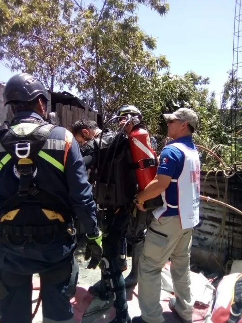 Hombre muere ahogado en pozo de Amozoc