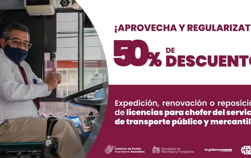 Descuento en licencias para Transporte Público