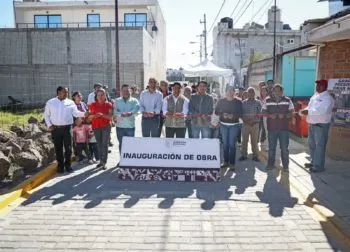 Cuautlancingo mejora movilidad y servicios con pavimentación integral