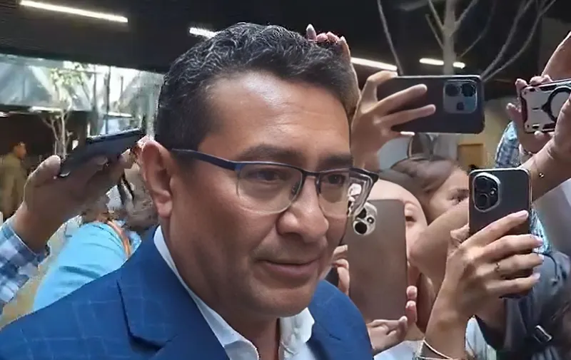 Pável Gaspar Ramírez, presidente del Congreso del estado de Puebla. Foto: Captura de pantalla