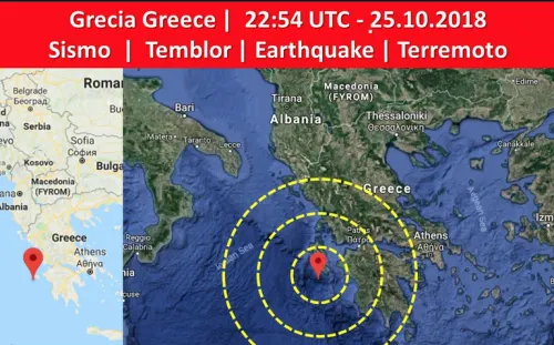 Registran sismo de 7 grados en Grecia