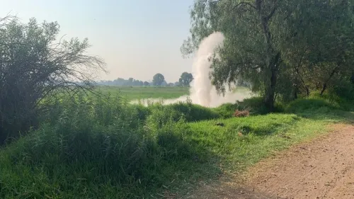 Atiende Protección Civil Estatal fuga de gas en Coronango
