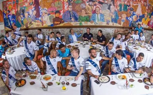 Club Puebla se toma la foto oficial para el Torneo Clausura 2019 de la Liga MX