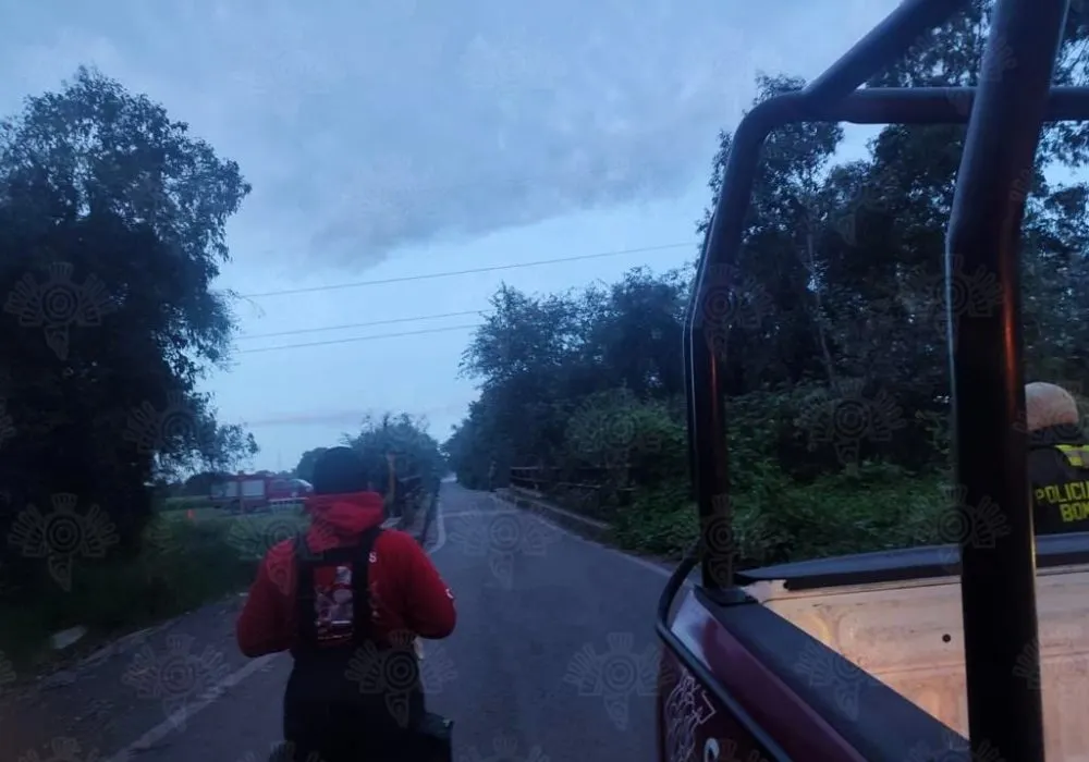 Fuga de gas Huejotzingo