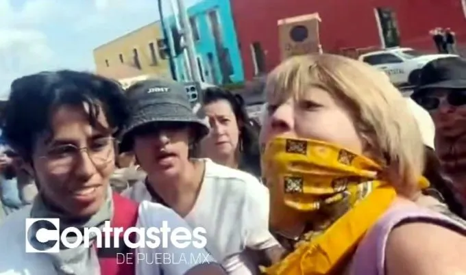 Ambientalistas infiltraron marcha de estudiantes contra el Cablebús para generar violencia