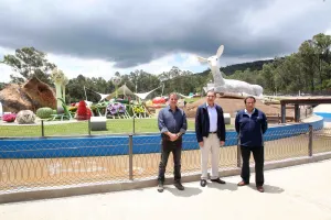 RMV supervisa trabajos de rehabilitación del Parque Estatal Flor del Bosque
