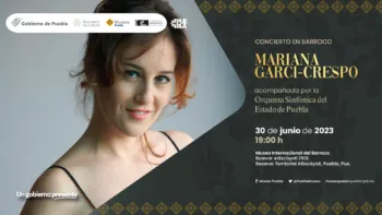 Presentará Cultura concierto de Mariana Garci-Crespo en el Museo Internacional del Barroco Inmersivo