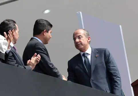 Asiste Eduardo Rivera Pérez a la inauguración de la Olimpiada Nacional 2012