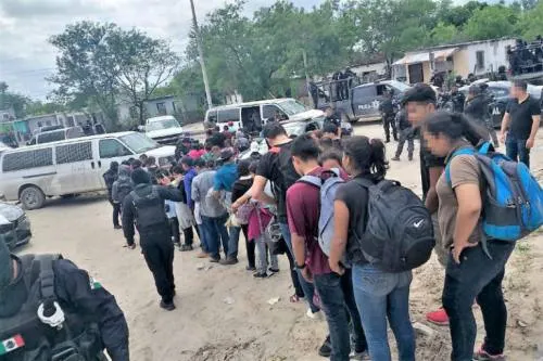 Rescatan a 107 migrantes centroamericanos en Tamaulipas