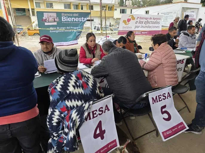 Inicia segunda entrega de apoyos a familias afectadas por las lluvias: Secretaría de Bienestar