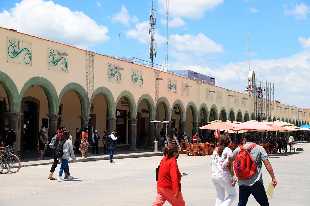 Plaza De La Concordia Portales San Pedro Cholula