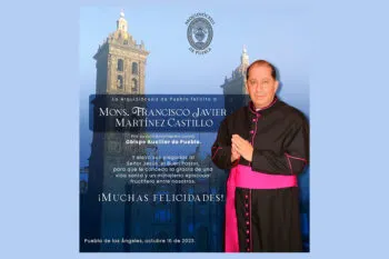 Puebla tiene nuevo obispo auxiliar: Francisco Javier Martínez, quien fue vocero de la Arquidiócesis