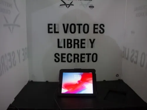 INE realiza segundo simulacro de voto electrónico por internet