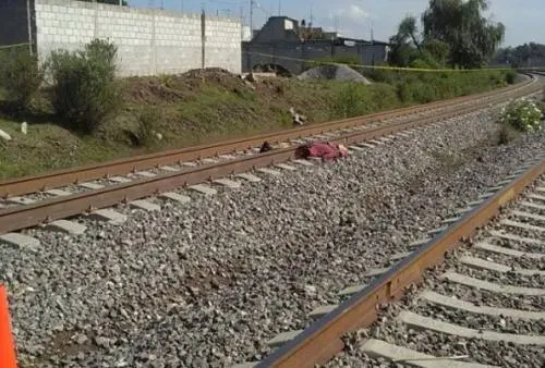 Encuentran cuerpo en vías del tren en Tlaxcala
