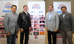 Moreno Valle y Tony Gali presentan programa de la Feria de Puebla 2014