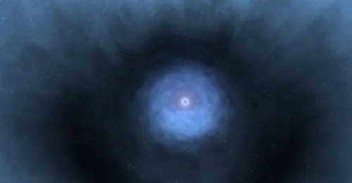 Realizan observaciones de material orbitando cerca de agujero negro