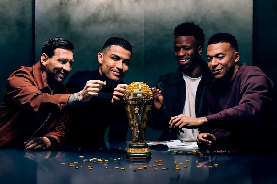 Lego Messi Cristiano Vini Mbappe