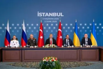Ucrania y Rusia concluyen conversaciones de paz en Estambul, Turquía