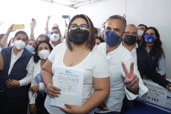 Genoveva Huerta, en desventaja en seis de los 10 principales padrones del PAN