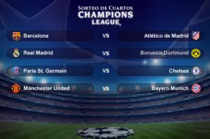 Duelo entre españoles enmarca cuartos de UEFA Champions League