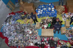 Decomiso histórico de mercancía ilícita: Comuna