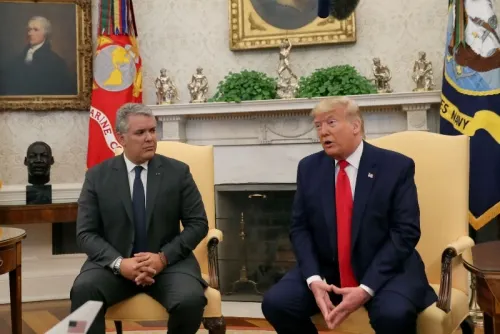 Narcotráfico y Venezuela, temas de la reunión entre Trump y Duque
