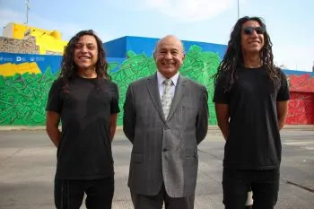 Inaugura Cultura mural interactivo de la Batalla del 5 de Mayo