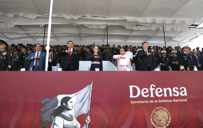 Gabinete del Gobierno de la presidenta Claudia Sheinbaum asiste a Conmemoración de Batalla de Puebla