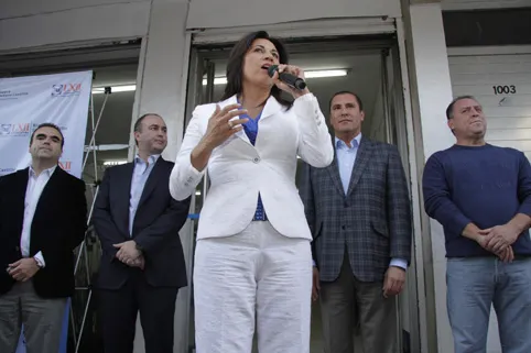 Blanca Jiménez inaugura Casa de Gestión Social