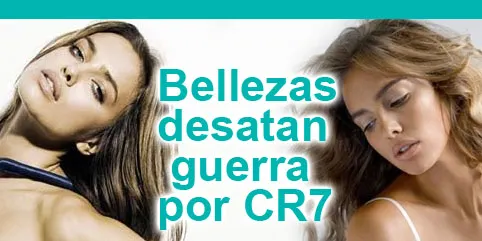 Bellezas desatan guerra en twitter por CR7